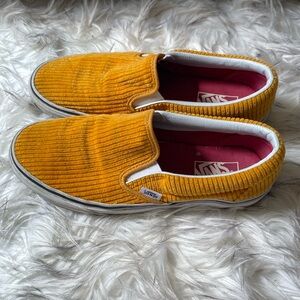 Yellow Corduroy Womens Corduroy Vans Vans Shoes Mustard